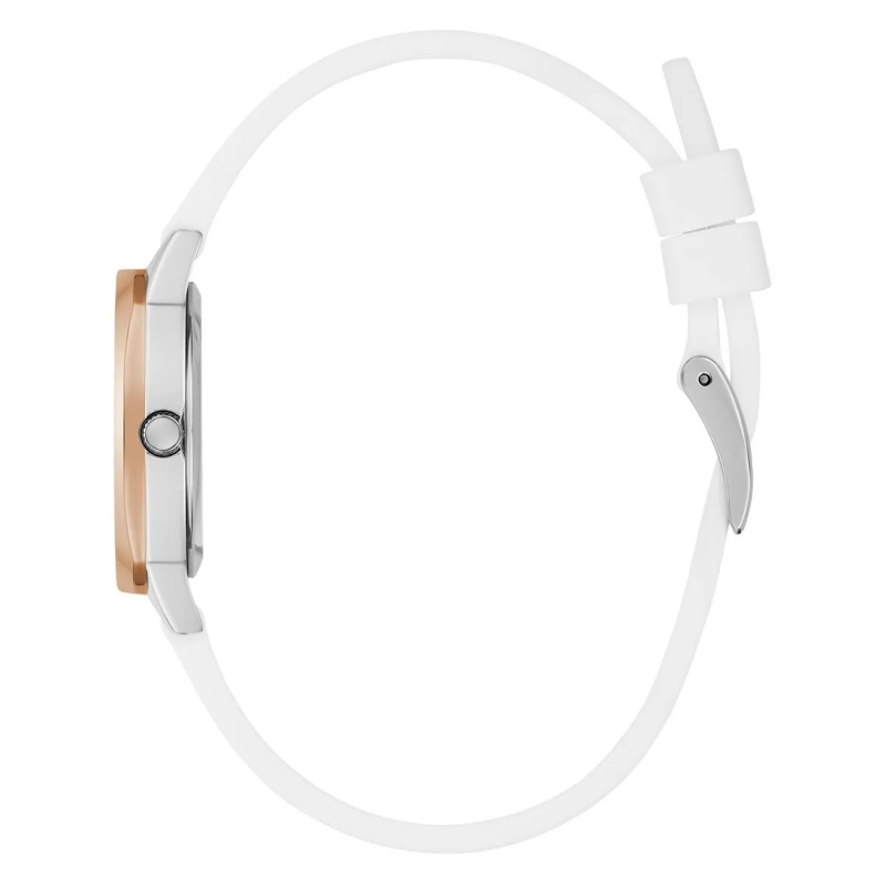 Guess Quarzuhr Quarz-Analoguhr Charlotte weiss(Image 2)