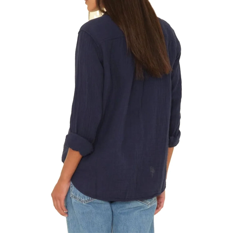 XIRENA Bluse Xirena Scout Blouses Donkerblauw X5chg005 blau(Image 3)