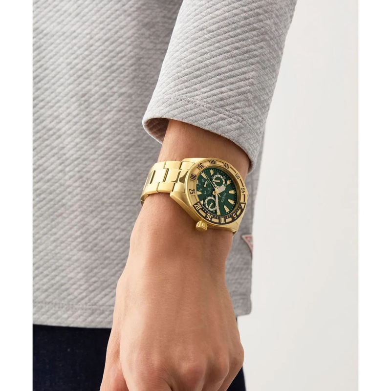 Guess Quarzuhr Quarz-Analoguhr Letterman gold(Image 6)