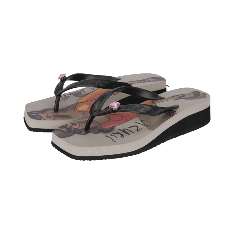 UZURII Flip Flops Zehentrenner Peppi taupe(Image 2)