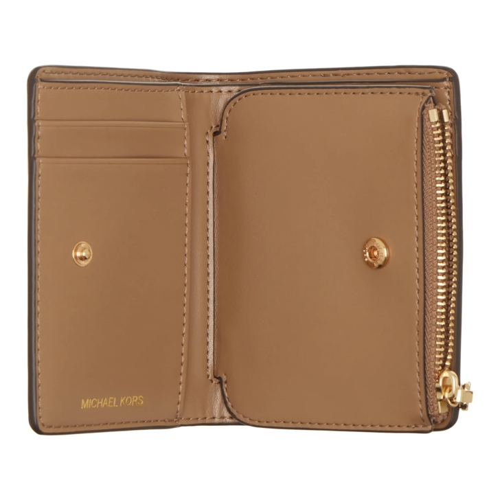 Michael kors jet set snap billfold small sale