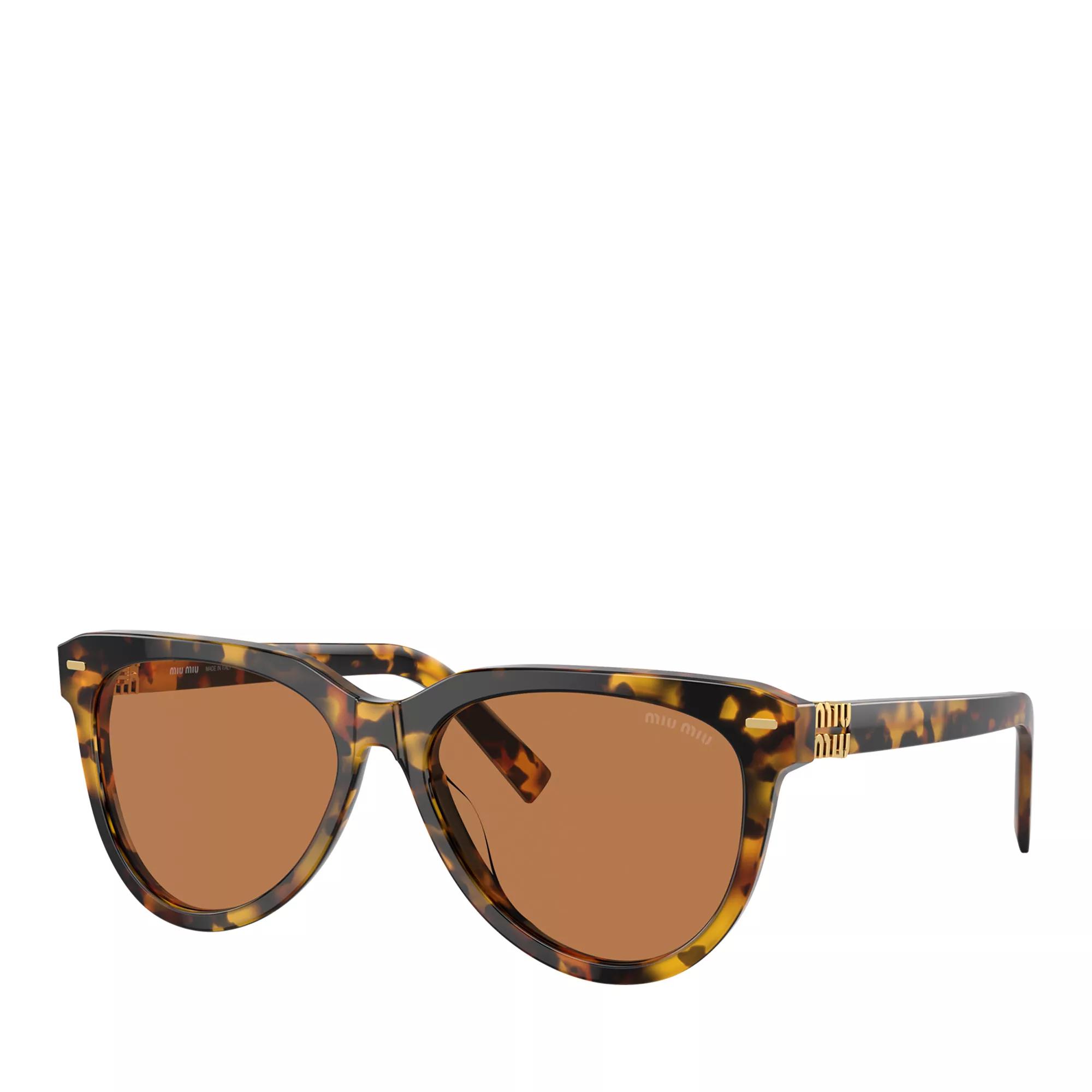 Miu Miu Sonnenbrille - 0MU 12ZS 56 VAU01T - Gr. unisize - in Goldbraun - für Damen