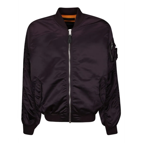 Alpha Industries Bomberjacken Bomber Jacket With Zip Front Closure Burgundy