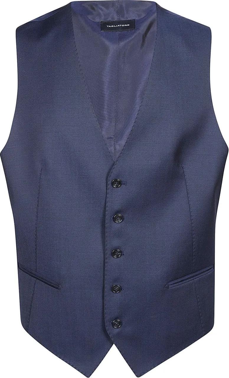 Thumbnail - Tagliatore - Vest Blue - Größe 52 - blue
