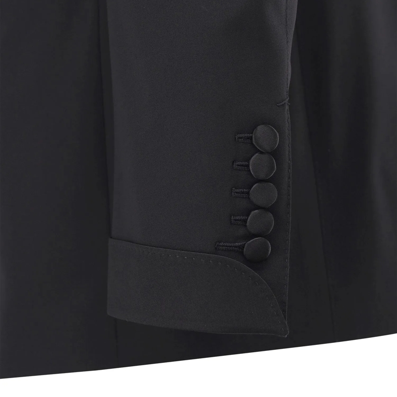 Tom Ford Anzugkombination Smoking aus Wolle schwarz(Image 6)