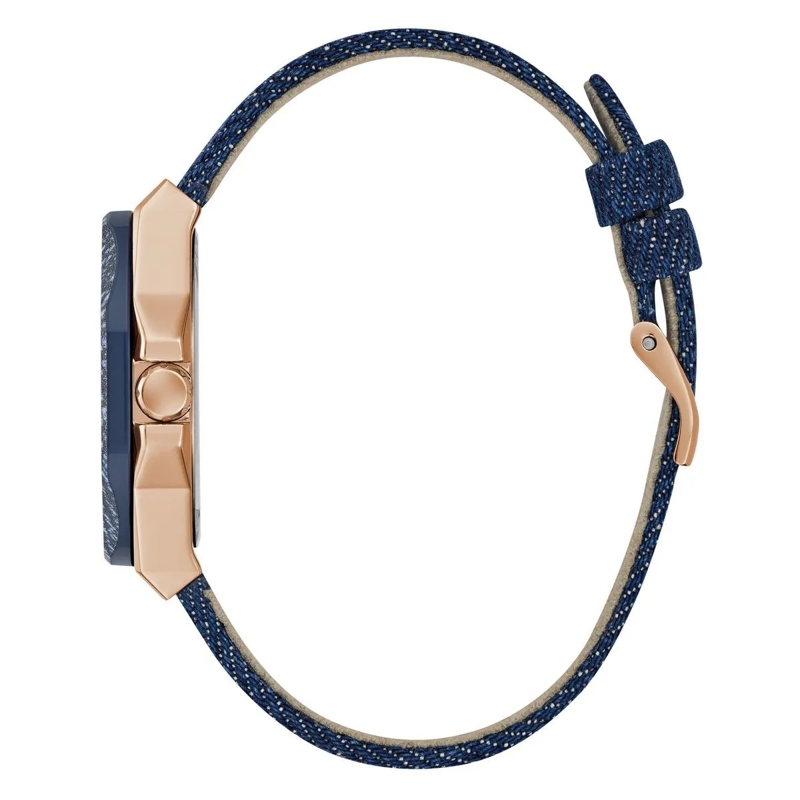 Guess Quarzuhr Quarz-Analoguhr Glaze blau(Image 2)