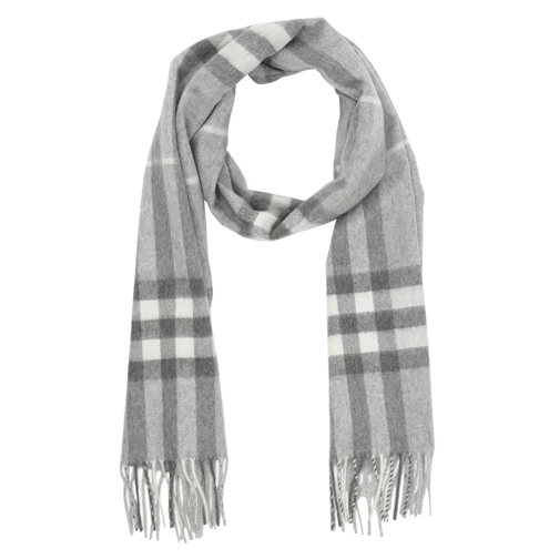 Burberry Giant Check Scarf Pale Grey Kashmirsjal