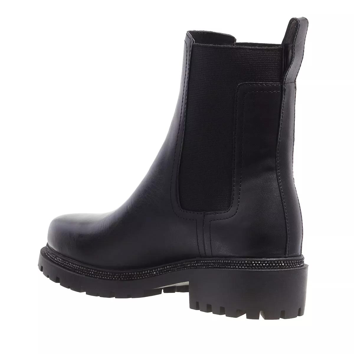 dkny bottes & bottines, rick slip on bootie en noir - pour dames