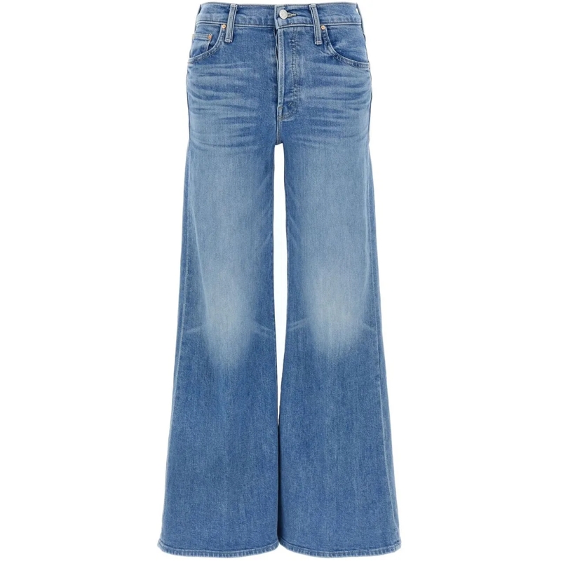Mother Jeans mit geradem Bein Jeans Clear Blue blau