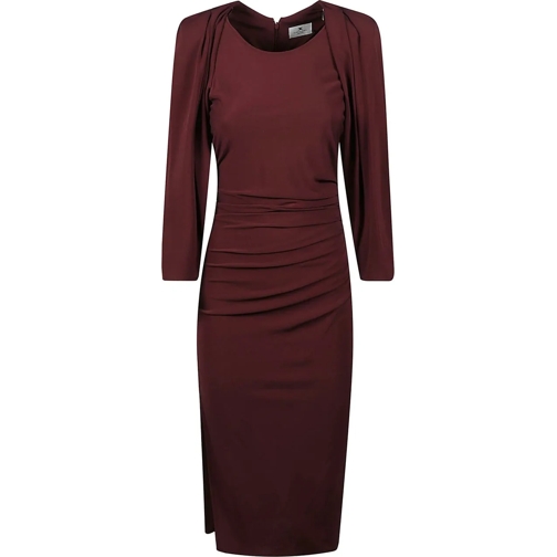 Elisabetta Franchi Midi-Kleider Dress Red rot