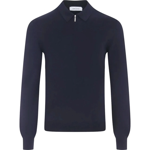 Gran Sasso Pullover Trui Rh uni blau