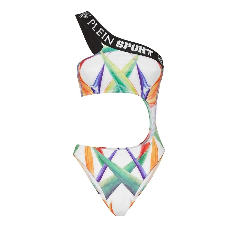 Plein Sport  Monokini Flowers weiss(Image 4)