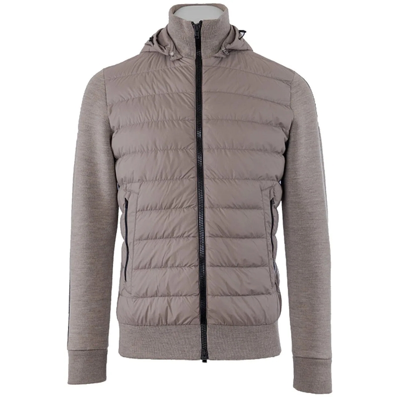 Herno T-Shirt HERNO Wool Bomber Jacket braun