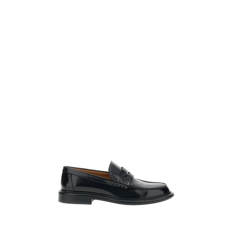 Givenchy Loafer Brushed Leather Loafers Black