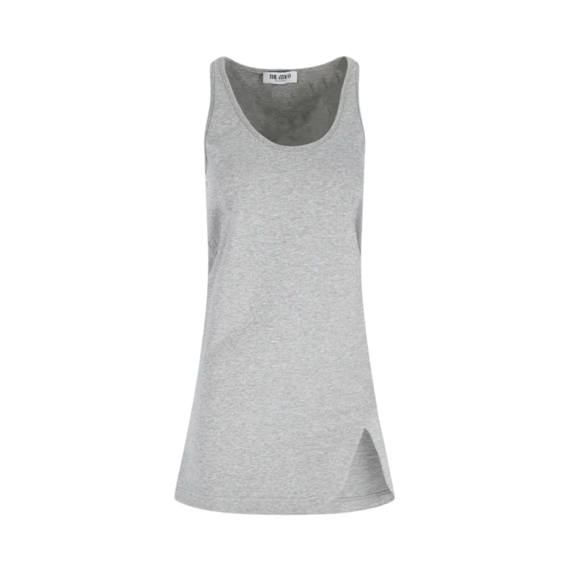 The Attico Minikleid Mini Dress – Grey Grey