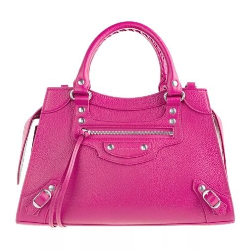 Balenciaga Neo Classic Top Handle Bag Leather Pink Rymlig shoppingväska