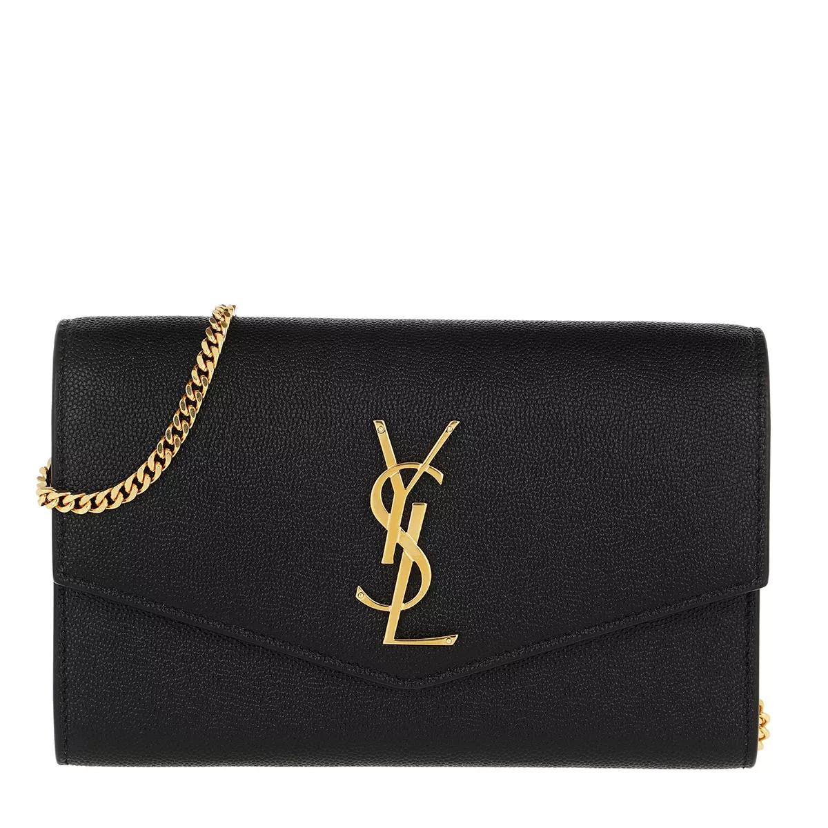 Saint Laurent Ysl Flap Chain Black Crossbody Bag