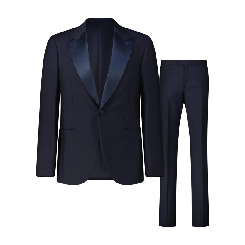 Emanuela Caruso Blazer Smoking Norma aus Wolle schwarz
