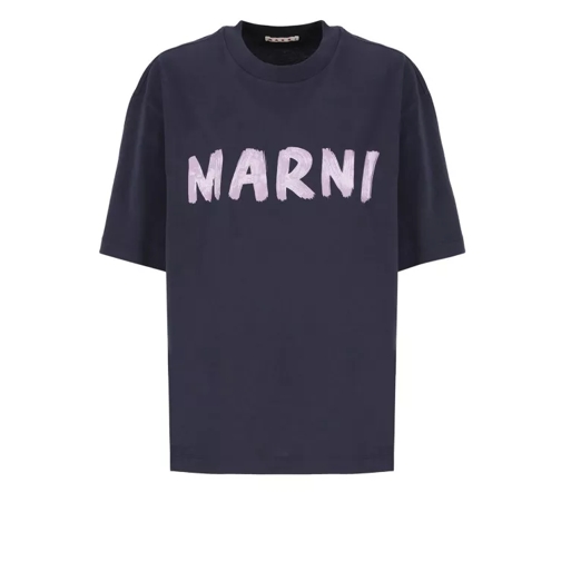 Marni T-Shirt With Logo Black 