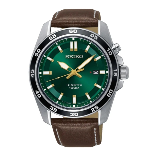 Seiko Digitaluhr Seiko Kinetic Uhr SKA791P1 Silber farbend