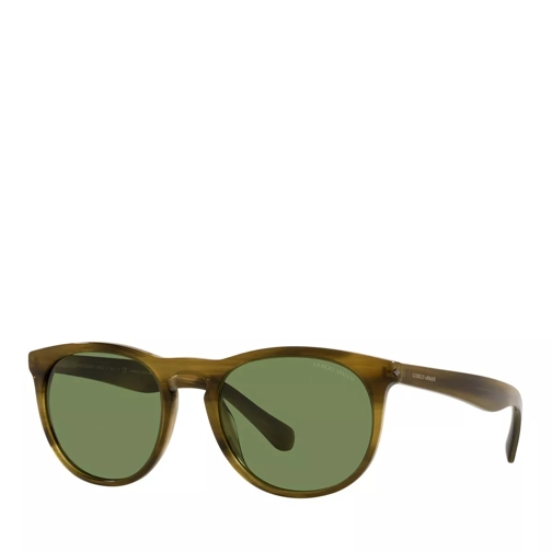 Giorgio Armani 0AR8149 Sunglasses Striped Green Lunettes de soleil
