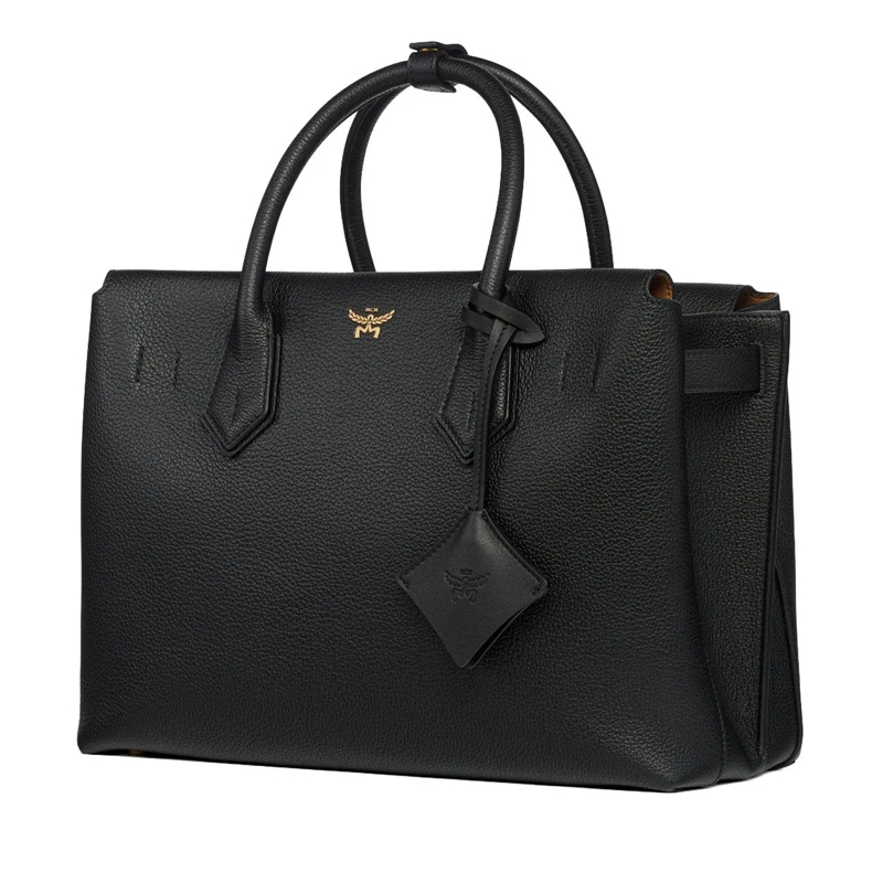 MCM Draagtas Milla Lthr Tote Med Bk Black(Image 6)