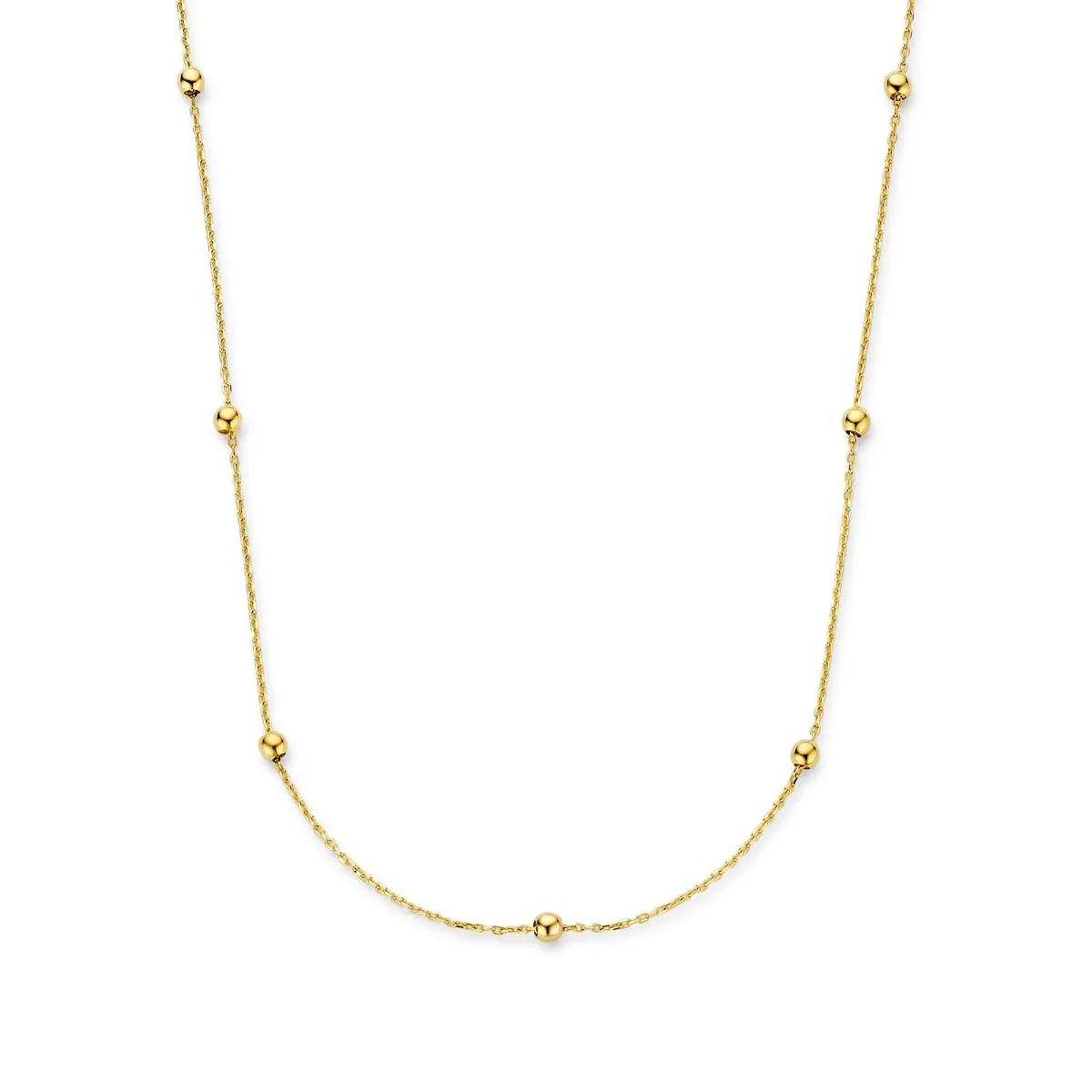 BELORO Halsketten - Beloro Jewels Della Spiga Dani 9 Karat Gold Neckla - Gr. unisize - in Gold - für Damen