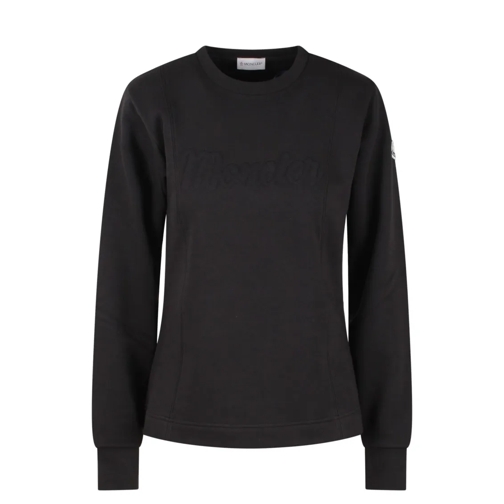 Moncler Logo Sweatshirt Black Shirts