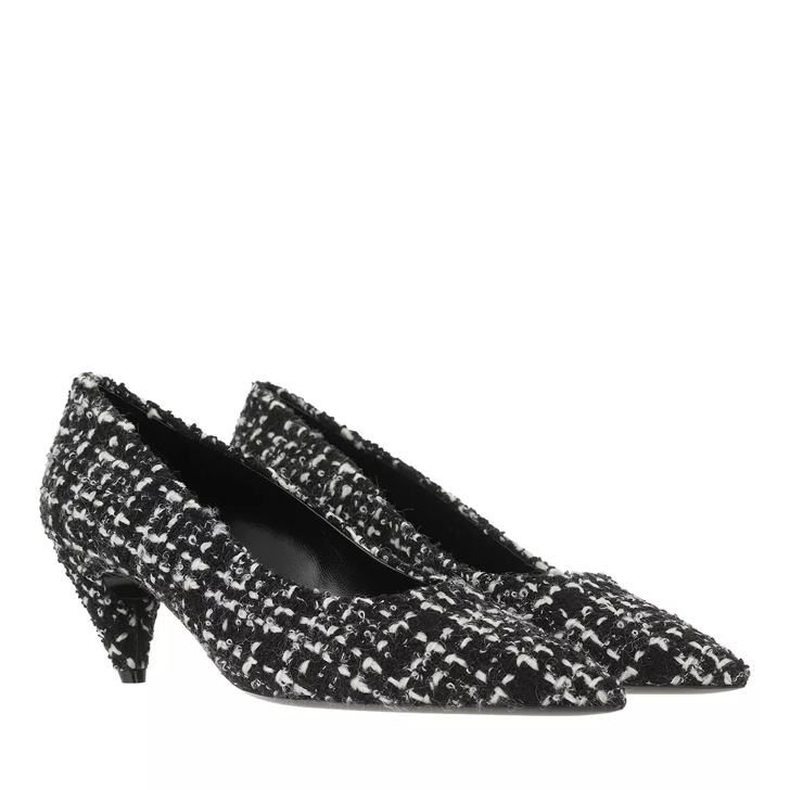 Black and white pump cheap shoes