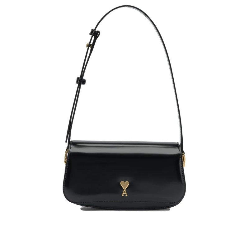 AMI Paris Schultertasche Paris Paris Shoulder Bag Small Black