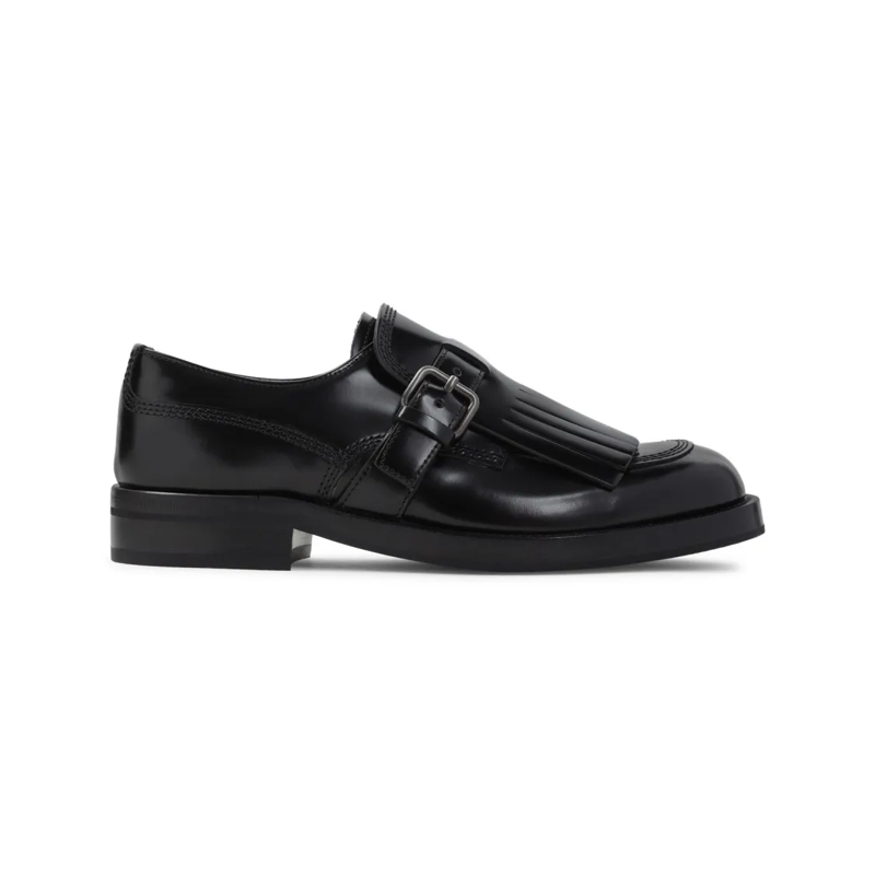 Church's Balletschoenen Pleated Black Calf Leather Loafers Black