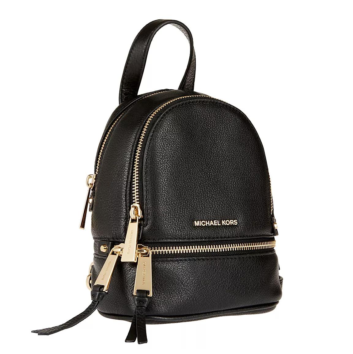 Michael kors outlet mini black backpack