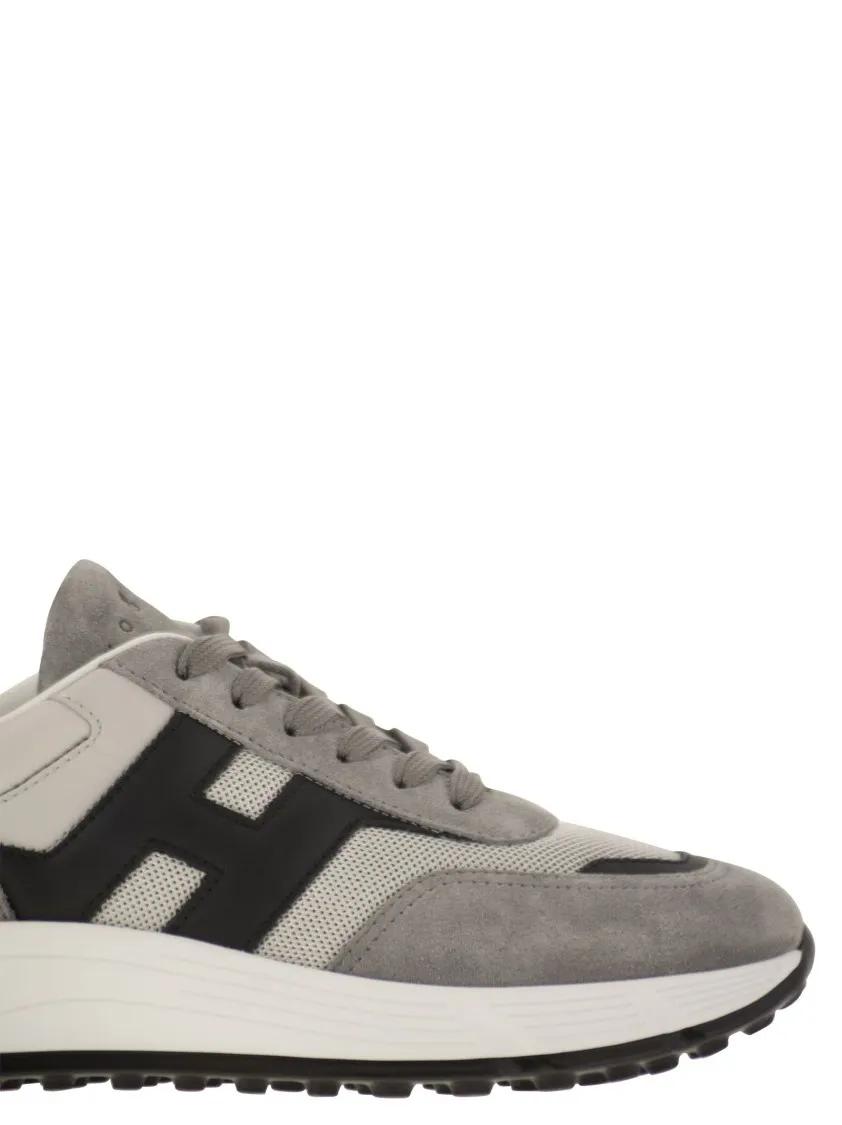 Thumbnail - Hogan Low-Top Sneaker - Hyperlight Trainers With Lateral Oblique H Detail - Gr. 7 - in Grau - für Damen