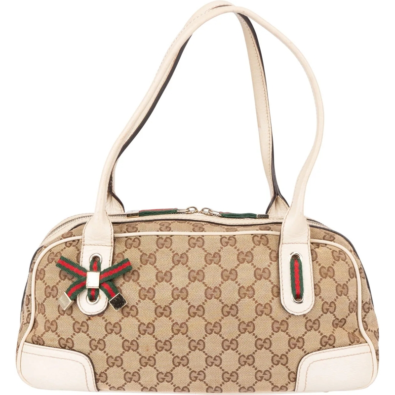 Gucci Schultertasche Gucci GG Monogram Princy Handbag braun