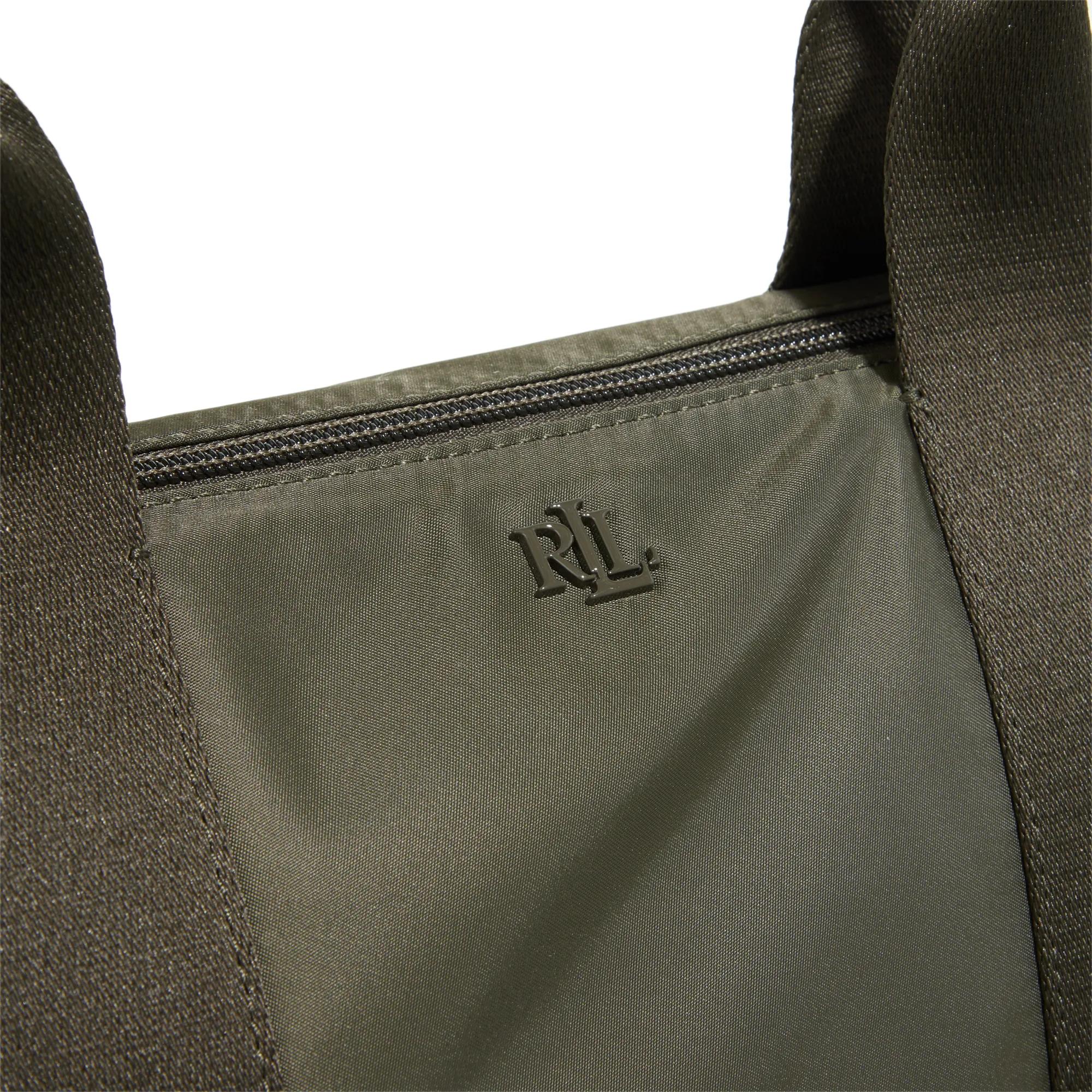 Lauren Ralph Lauren Shoppers & Totes Stevie Tp Zp Tote Extra Large in groen