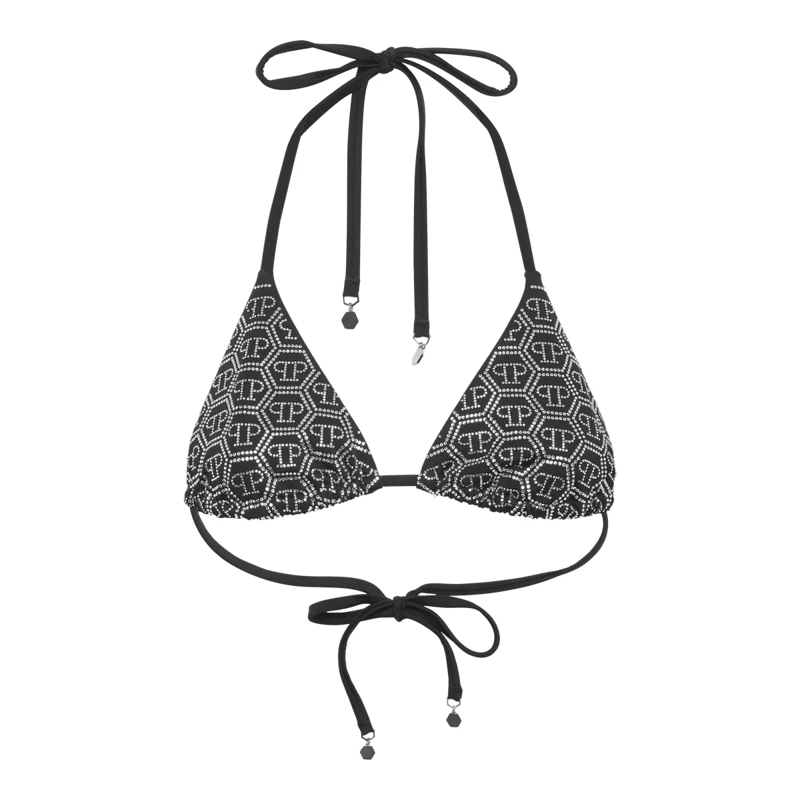 Philipp Plein  Bh Mit Schmucksteinen schwarz