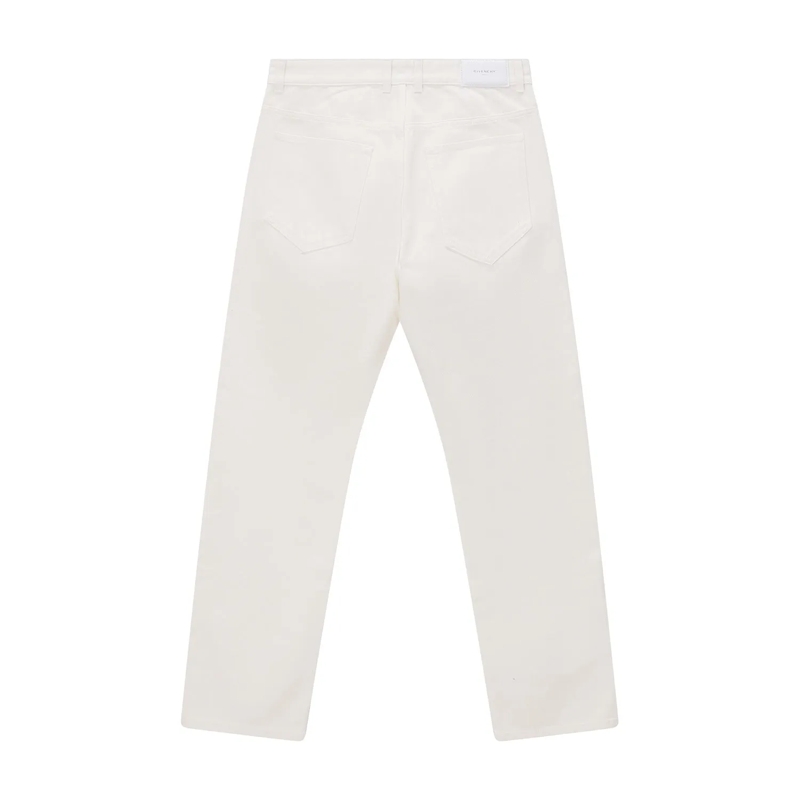 Givenchy Jeans Straight-Fit Jeans aus Baumwolle weiß(Image 3)