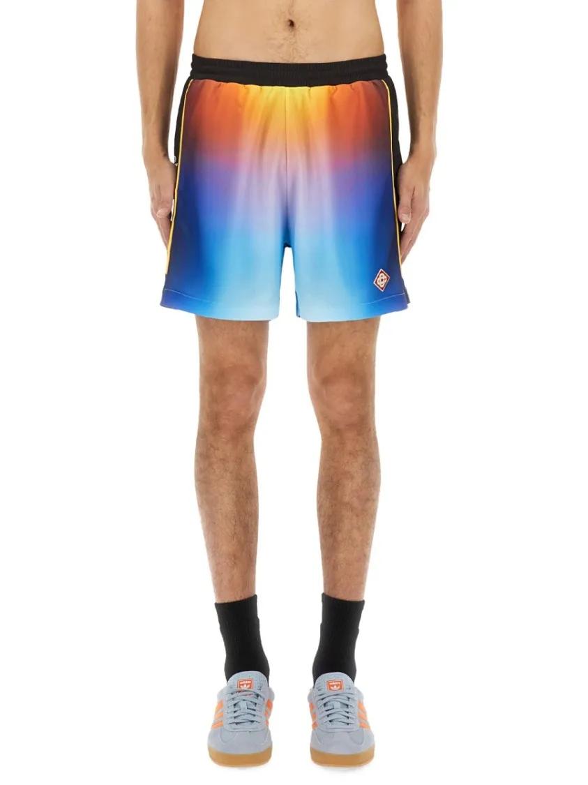 Thumbnail - Casablanca - "Gradient Football" Shorts - Größe L - bunt