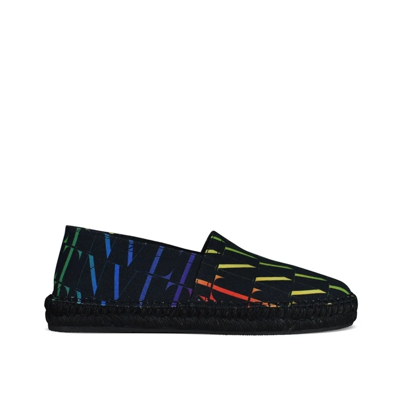 Valentino Garavani Chaussures à lacets Vlnt Espadrillas Black