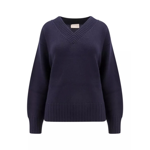 Drumohr Extrafine Merino Wool Sweater Blue 