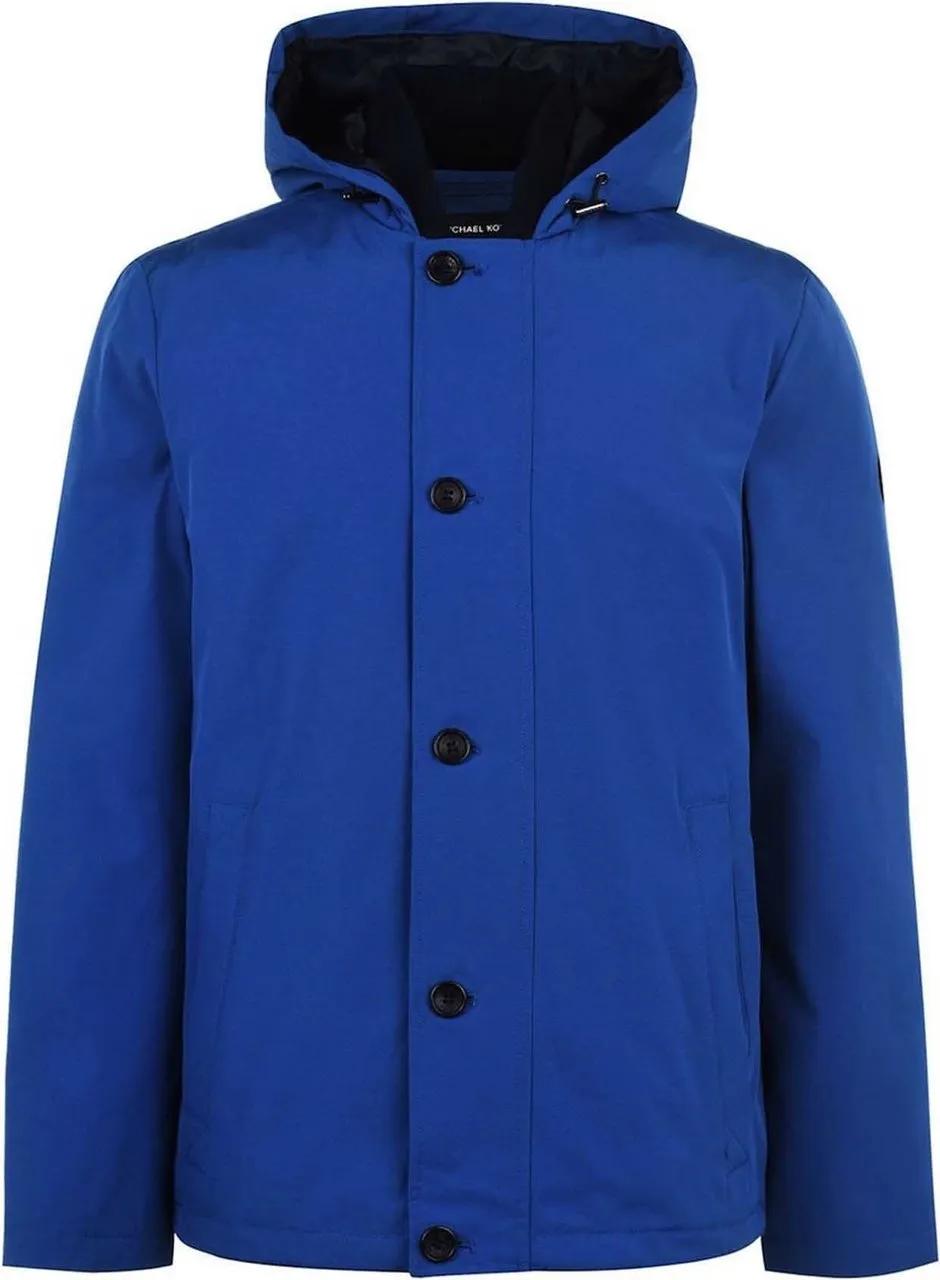 Thumbnail - Michael Kors - Logo Hooded Jacket - Größe M - blue