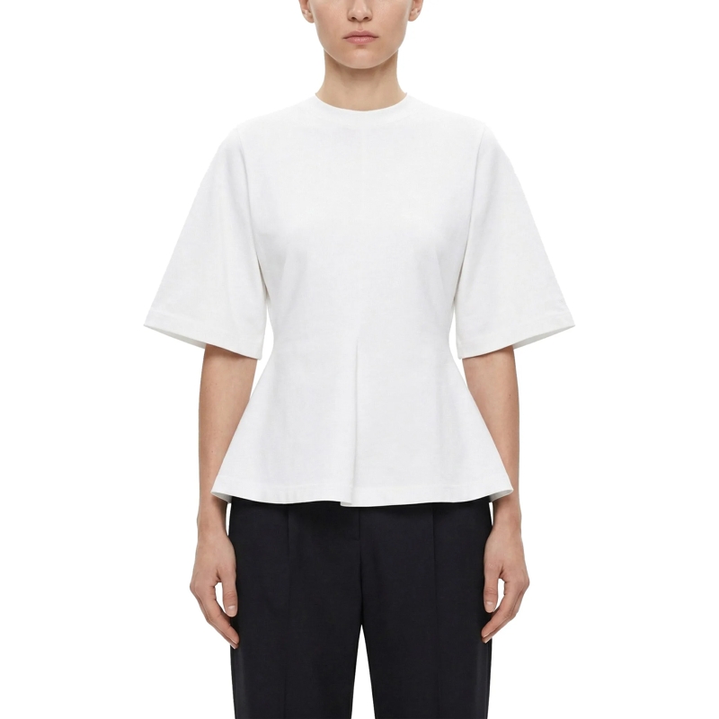 Balenciaga T-Shirt Tailliertes T-Shirt weiß(Image 2)