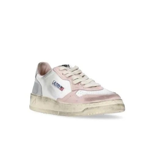 Autry International White Autry Smooth Leather White lage-top sneaker