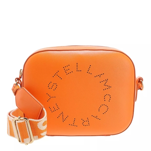 Stella McCartney Small Logo Crossbody Bag Orange Kameraväska