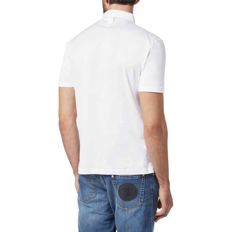 BILLIONAIRE Top Poloshirt Crest weiss(Image 2)
