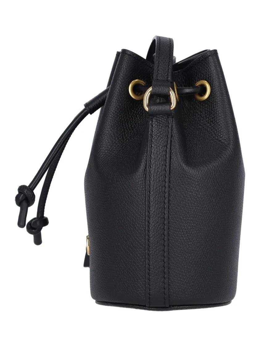 Valentino Garavani Bucket bags "Vlogo" Mini Bag Black in zwart