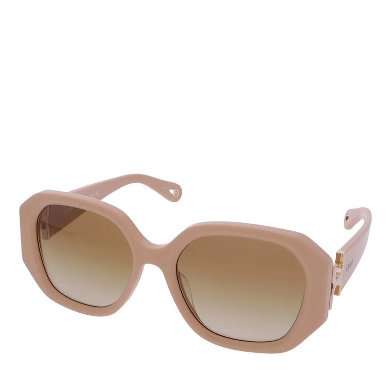 Chloé Sonnenbrille CH0236S Ivory-Ivory-Brown