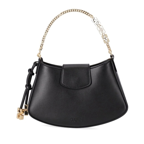 GANNI Crossbody Bag GANNI SWING SCHWARZE MINI TASCHE schwarz