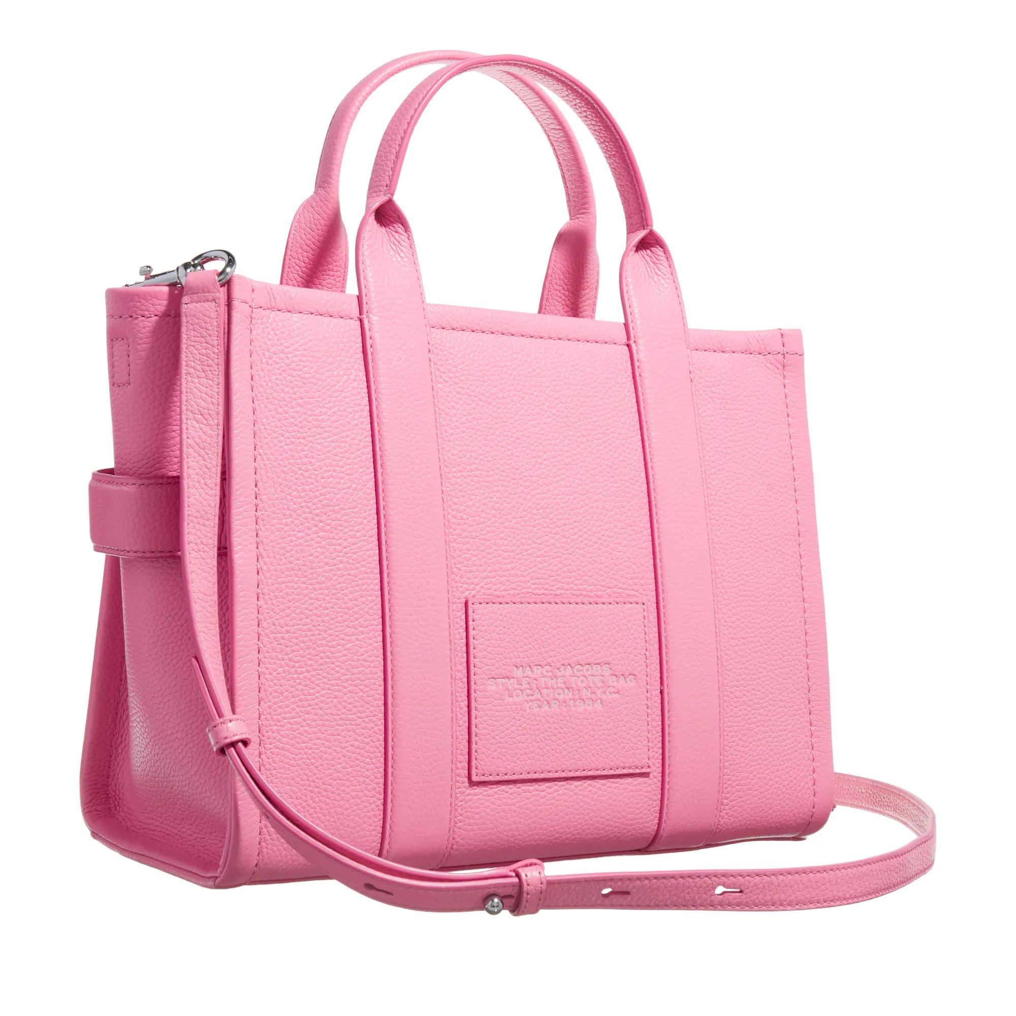 Marc Jacobs Totes & shoppers The Leather Medium Tote Bag in poeder roze