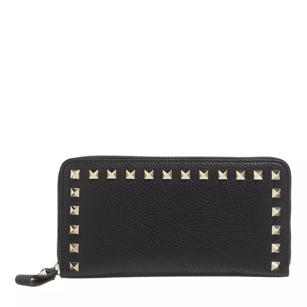 Valentino Garavani Long Wallet Black | Zip-Around Wallet | fashionette